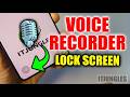 How to Add Voice Recorder to Lock Screen Corner on Galaxy S26