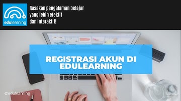 Registrasi Akun E learning
