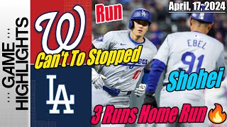 Los Angeles Dodgers vs Washington Nationals [Highlights Today] Shohei 3 Home Runs | Can't To Stopped