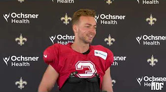 Jake Haener talks relationship with coach Andrew Janocko and recovery from cancer treatment thumbnail