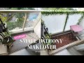 Small Balcony Makeover On a Budget