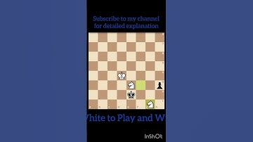 Chess Knight Pawn End Game @TactIQChessSchool