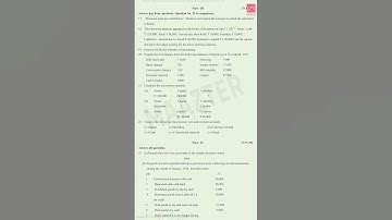 11th Std Accountancy | First Mid -Term Test 2024 | Model Question Paper | Original Pattern
