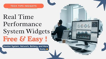 Real Time Performance Widget Track System, Network, Battery & More – FREE & Easy ! 🖥️✅ | Ethica