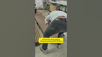 composite deck edging  Chinese exterior WPC factory #compositedeckedging