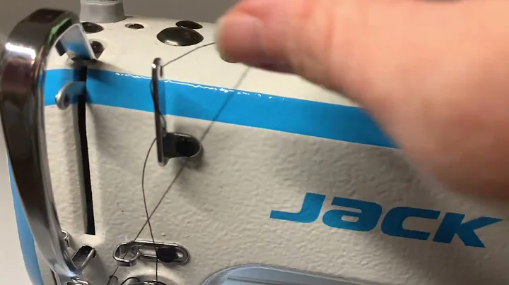 Threading a Jack F4 sewing machine