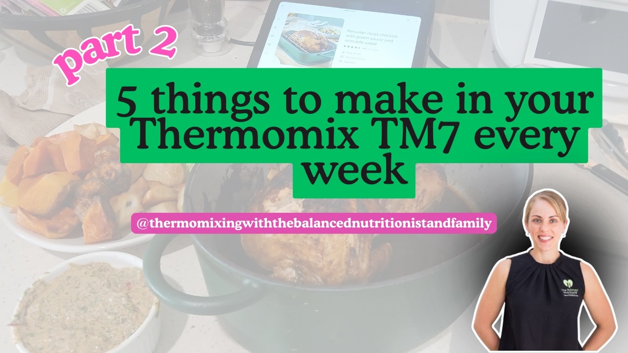5 блюд, которые можно готовить в Thermomix TM7 каждую неделю, часть 2.
