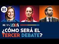 ¿De qué hablarán los candidatos en el tercer debate presidencial? Así será el último debate