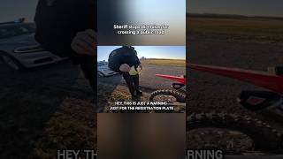 Dirt bikes need registration and a plate... #shorts