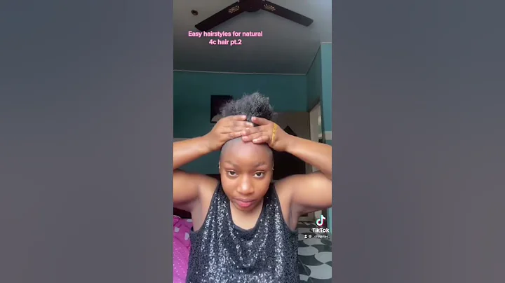 Easy 4c natural hair style #4chair #hairtutorial #naturalhair #naturalhairstyles #hairstyles