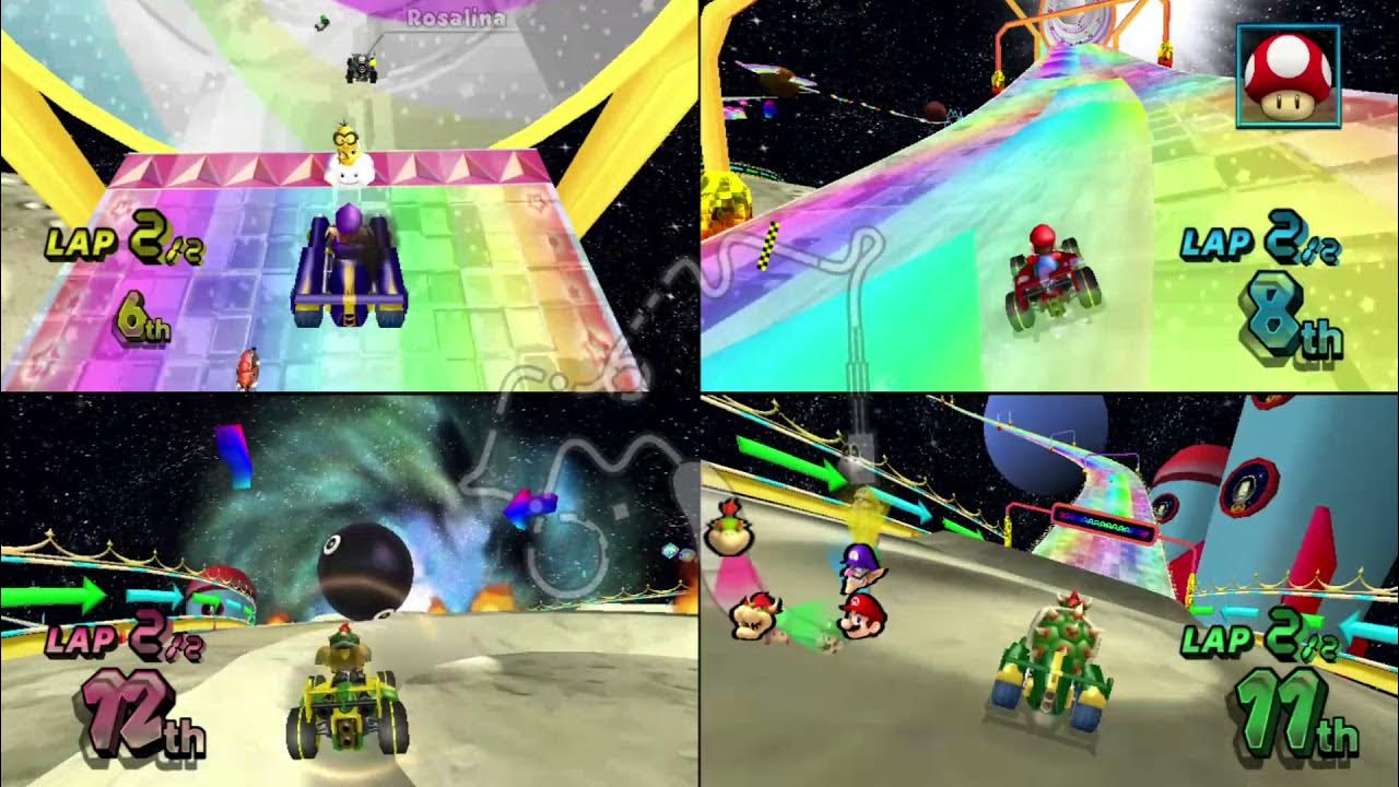 Mario Kart Wii Custom Tracks 4 Players 323 YouTube