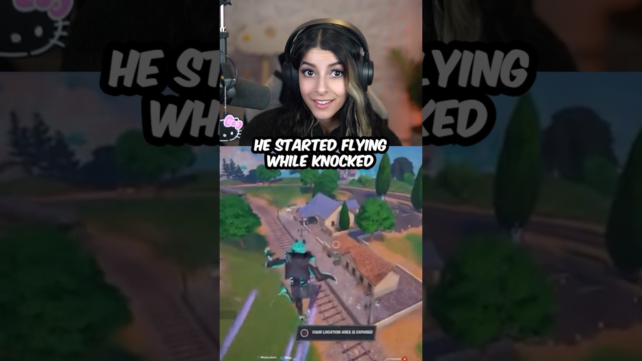 you can fly?! 🤯 #fortnite #gamer #gaming #reaction