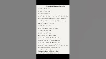 Maths sarvsamika ,सर्वसमिका के महत्वपूर्ण सूत्र #maths #mathformula