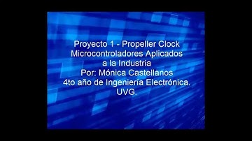 RELOJ POV MEJORADO - Proyecto 1 - Microcontroladores Aplicados a la Industria