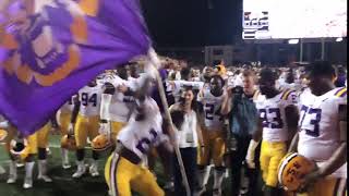 Kenan Jones Plants LSU Flag On Texas Longhorns Field