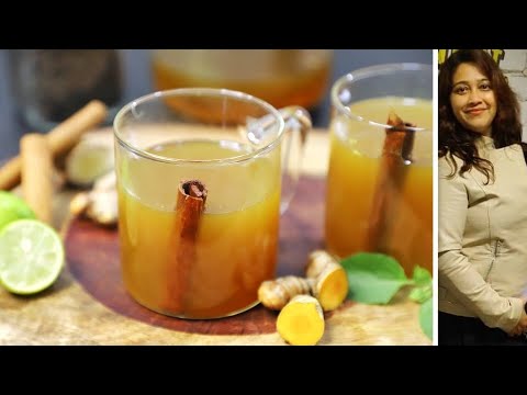 ইমিউনিটি বুস্টিং ড্রিঙ্ক|Immunity Boosting Drink|Turmeric Ginger Drink|Kadha recipe