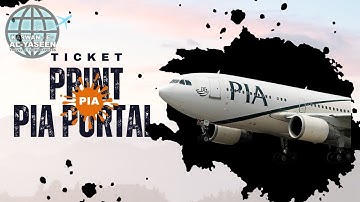 PIA TICKET KA PRINT LENA | HOW TO GET PIA TICKET PRINT | PIA TICKET | PIA |