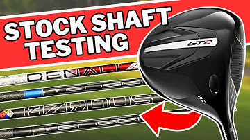 Titleist GT Driver Stock Shaft Test - DETAILED! GT2 GT3 GT4