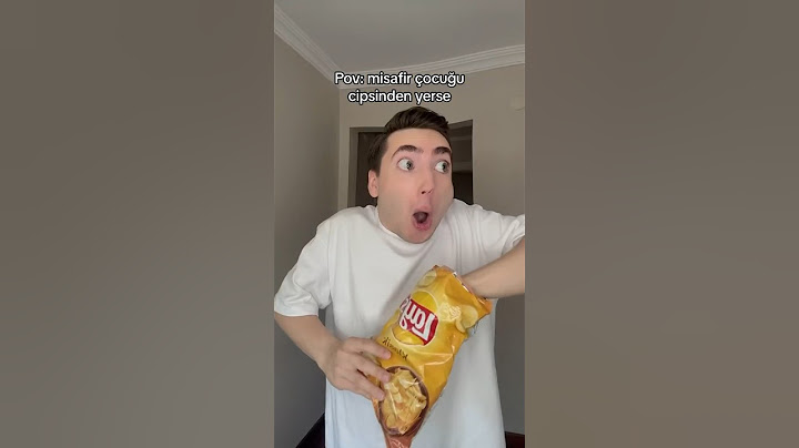 Cips yiyen misafir çocuğu