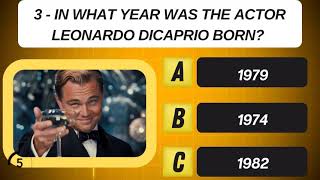 YOU EVEN KNOW THE ACTOR LEONARDO DICAPRIO - FUN QUIZ QUESTIONS AND ANSWERS screenshot 1