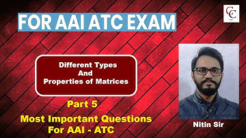 Lecture - 15 Most Important Questions For AAI --ATC -- Nitin Sir || Complete Course ||