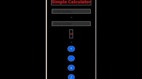 How to make a simple calculator in thunkable part 1
