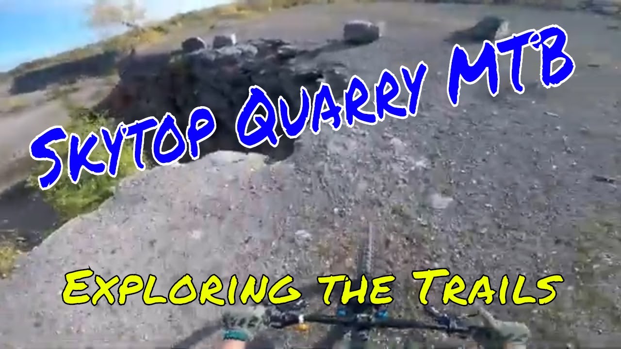 Skytop Quarry Mountain Bike Trails Syracuse NY Main Loop, Pines, Rock Garden, Jump Area