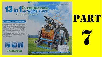 13 in 1 Solar Robot Kit PART 7 Boat-bot