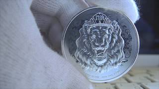 Монета Silver Roaring Lion (Lion of Judah) coin 2020 Niue 1 oz