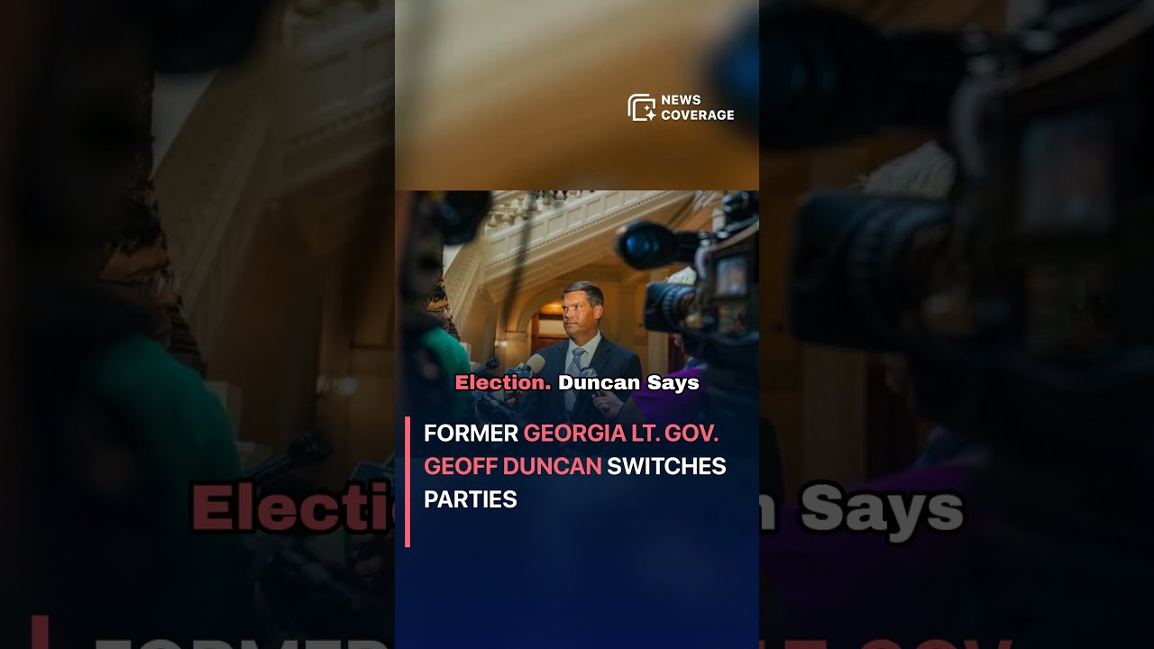 Geoff Duncan Former Georgia Lt Gov Switches Parties Politics