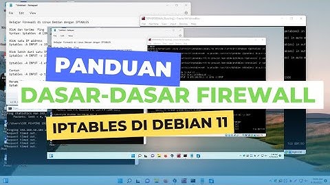Dasar dasar firewall di linux Debian 11