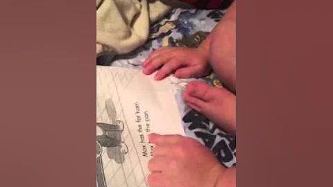 Maxwell reading max the cat