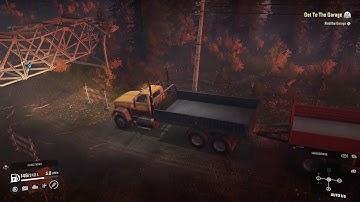 Snowrunner, Get to the Garage, Find the Garage, Snowrunner Xbox series x,