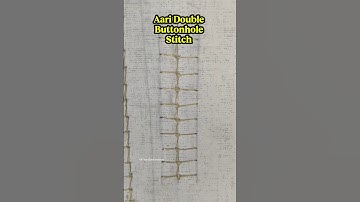 “Aari Double Buttonhole Stitch Tutorial | Easy Tamil Shorts” #shortsfeed #aaribasicstitches