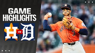 Astros vs. Tigers Game Highlights (5\/10\/24) | MLB Highlights