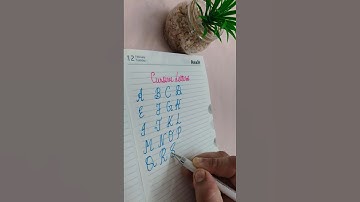 Capital cursive letters #for beginners