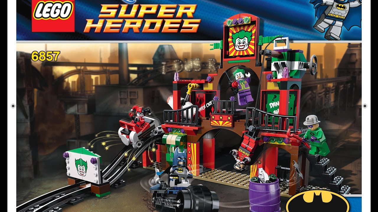 Details about   NEW SEALED LEGO Super Heroes DC BATMAN DYNAMIC DUO FUNHOUSE ESCAPE 6857 RETIRED 