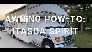 Awning Setup Itasca Spirit RV