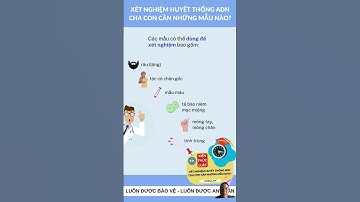 Dễ dàng để xét nghiệm ADN huyết thống Cha - Con. #xetnghiemadn