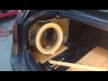 Lexus GS Fiberglass Subwoofer Box PART 1