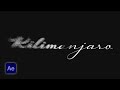 How to make Text to Mist | Particle System Text Dissolve Effect