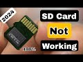 SD Card Not Working | Memory Card Not Working | sd card format problem | sd card not showing