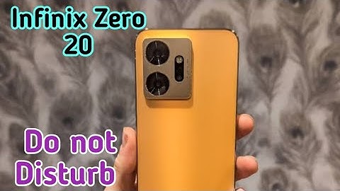 How To Enable Dnd In Infinix Zero 20, How To Enable Do Not Disturb In Infinix Zero 20, How To Use