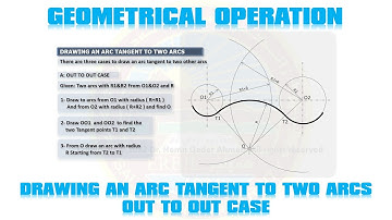 DRAWING AN ARC TANGENT TO TWO ARCS OUT TO OUT CASE
