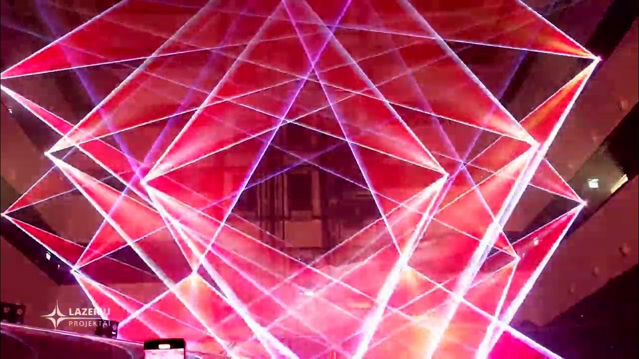 ODESZA The Last Goodbye Laser show Lazerių šou (Aerocity