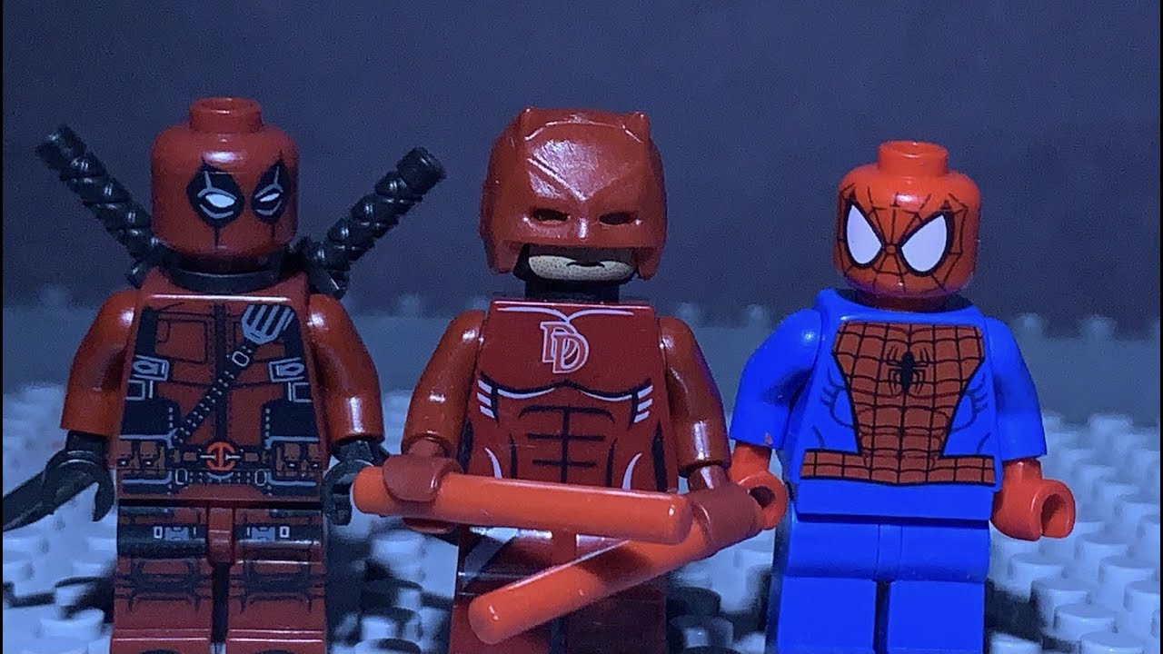 LEGO Spider-Man, Daredevil & Deadpool (Marvel's Team Red) - YouTube