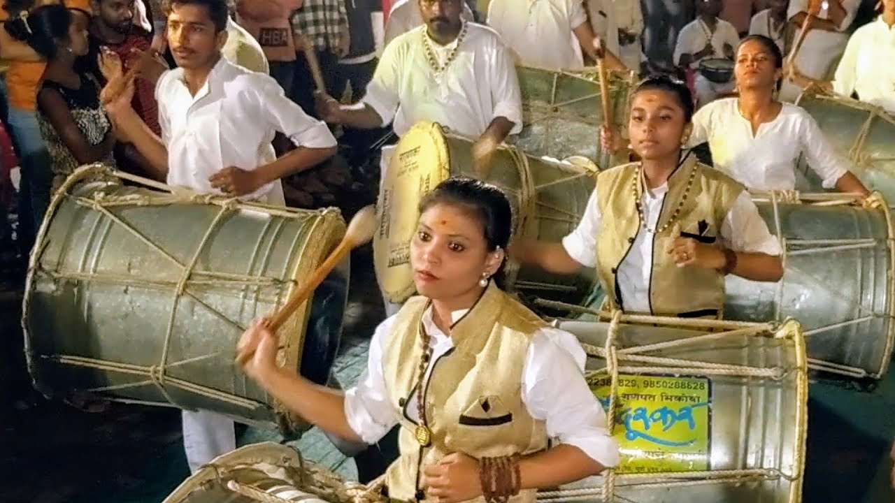 Maharudra Dhol Tasha Pathak Dombivli  Joshibaug cha Raja Padya Pujan 2019