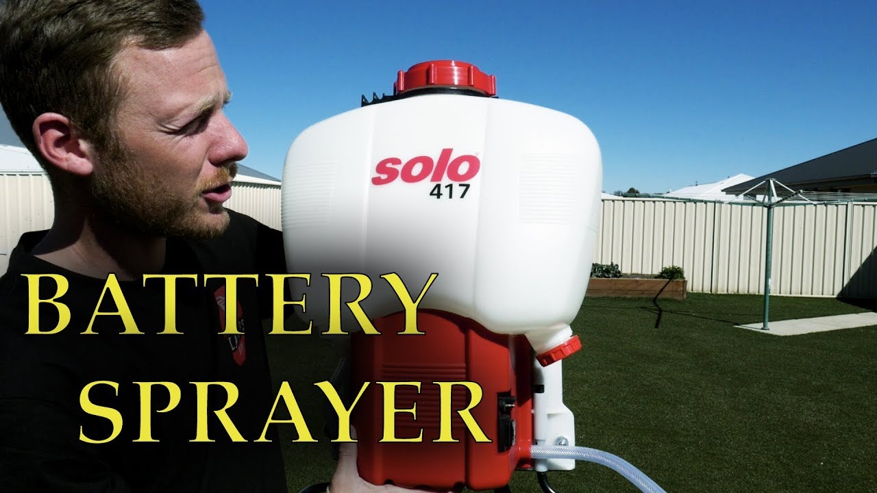 Solo 417 Battery Powered Sprayer First Impressions Youtube