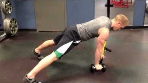 TRX Renegade Row Progression Into Push Up & Rotating Shoulder Press