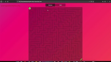 Maze Game In Javascript With Source Code || ProjectNotes